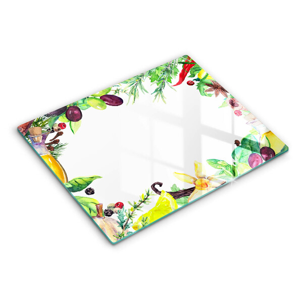 Copri piano induzione Cibo dipinto