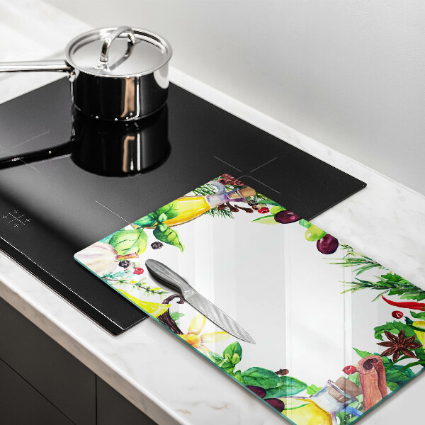 Copri piano induzione Cibo dipinto