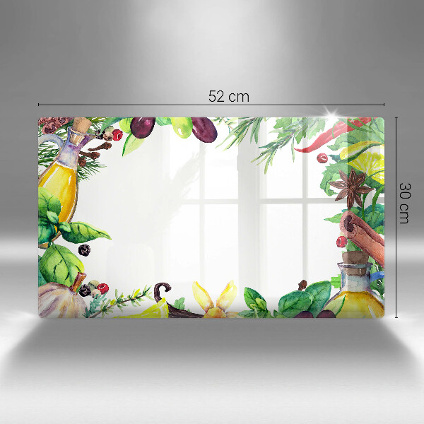 Copri piano induzione Cibo dipinto