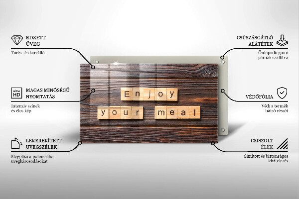 Copri piano induzione Enjoy your meal