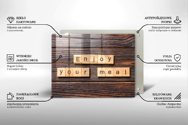 Copri piano induzione Enjoy your meal