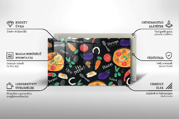 Copri piano cottura Illustrazione del cibo