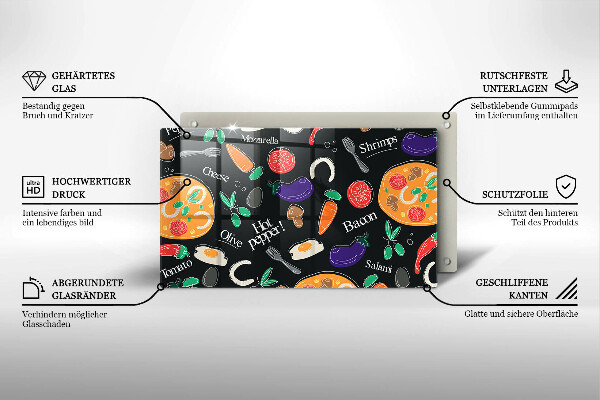 Copri piano cottura Illustrazione del cibo