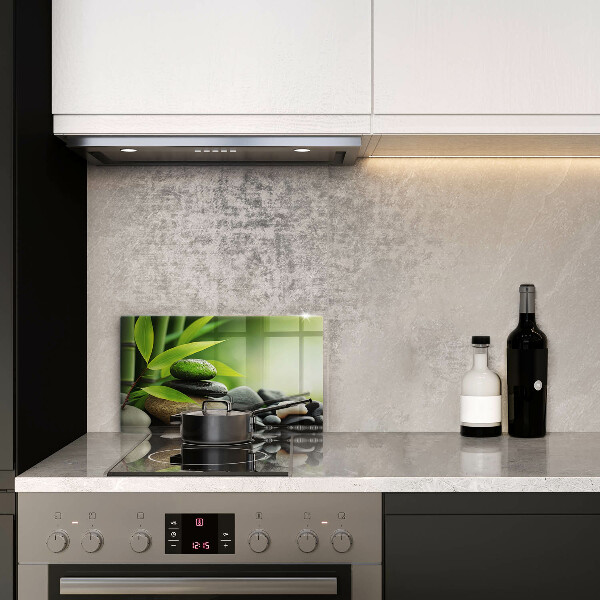 Copri piano induzione Pietre di bambù Zen