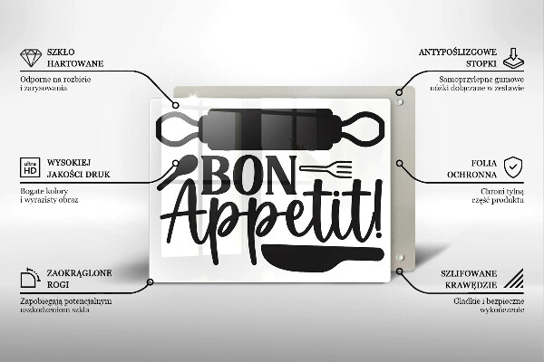 Copri piano induzione Iscrizione Bon Appetit