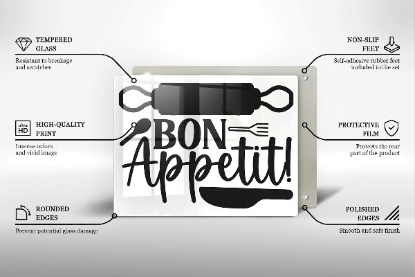Copri piano induzione Iscrizione Bon Appetit