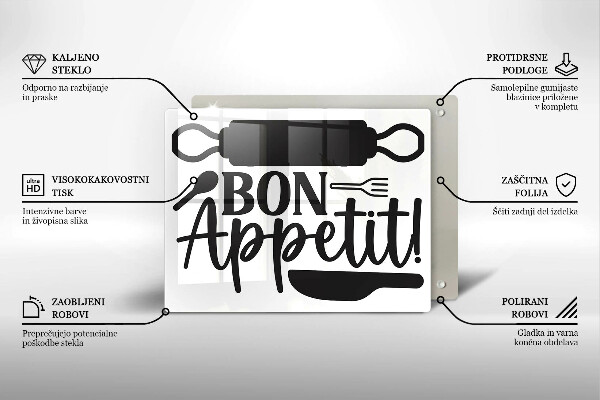 Copri piano induzione Iscrizione Bon Appetit