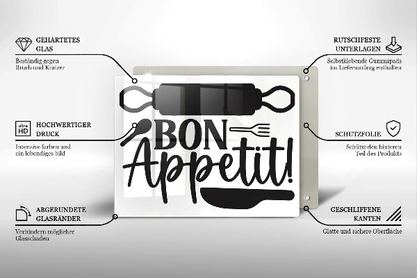 Copri piano induzione Iscrizione Bon Appetit