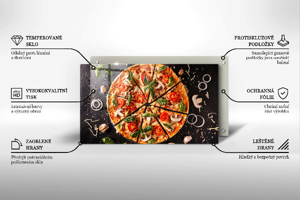 Copri piano induzione Pizza ai funghi