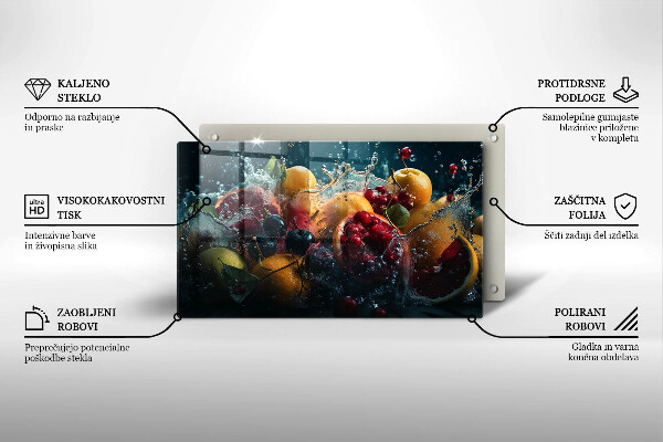 Copri piano induzione Frutta in acqua