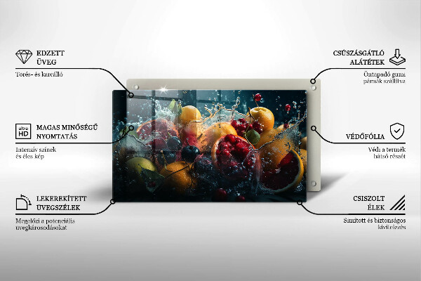 Copri piano induzione Frutta in acqua