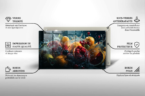 Copri piano induzione Frutta in acqua