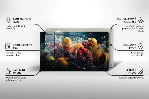 Copri piano induzione Frutta in acqua