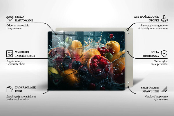 Copri piano induzione Frutta in acqua