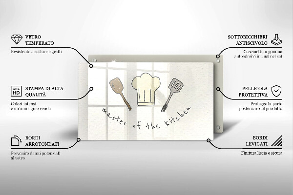 Copri piano induzione Master of the Kitchen