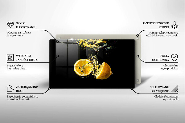 Copri piano cottura Frutti di limone succosi