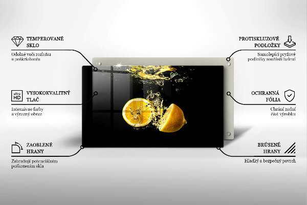 Copri piano cottura Frutti di limone succosi