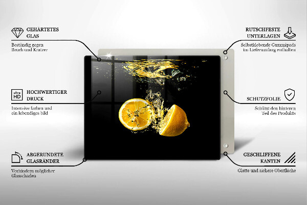 Copri piano cottura Frutti di limone succosi