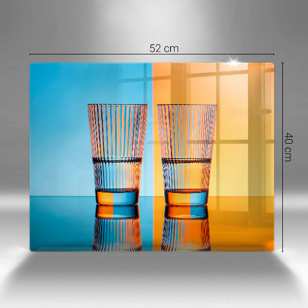 Copri piano induzione Due bicchieri d'acqua