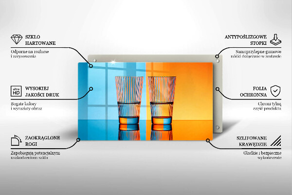 Copri piano induzione Due bicchieri d'acqua