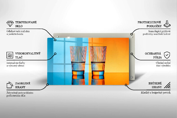 Copri piano induzione Due bicchieri d'acqua