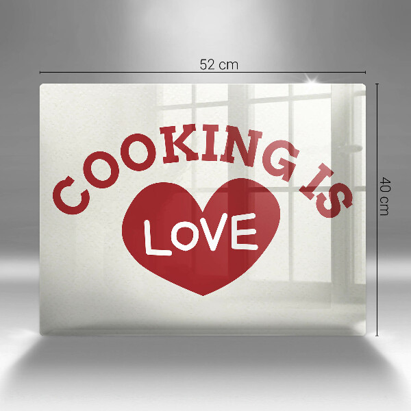 Copri piano induzione Cooking is love