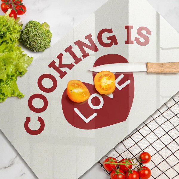 Copri piano induzione Cooking is love