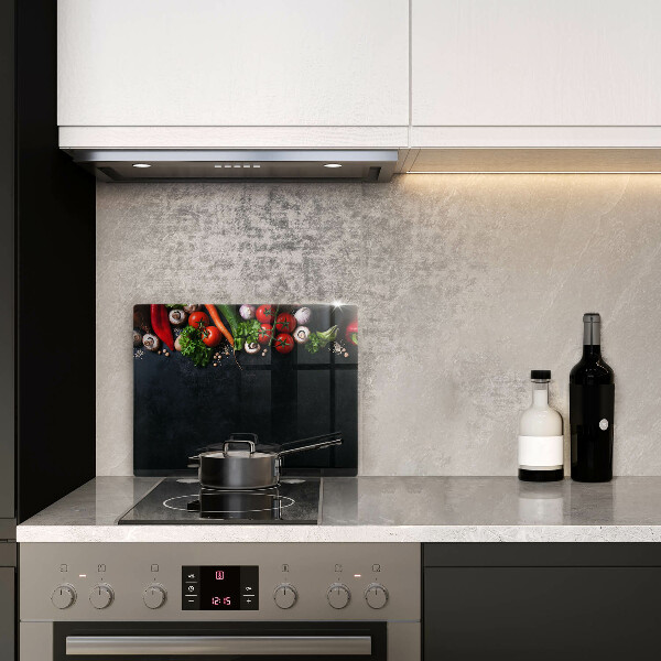 Copri piano induzione Verdure colorate