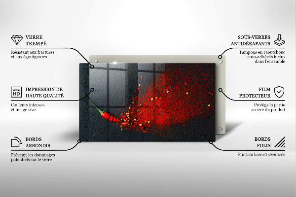Copri piano induzione Peperoncino