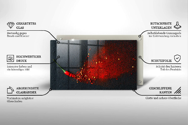 Copri piano induzione Peperoncino