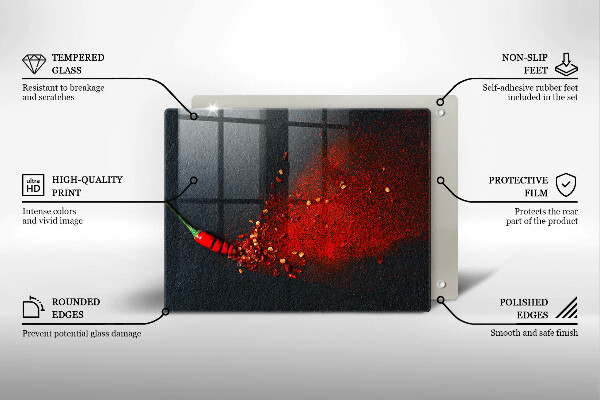 Copri piano induzione Peperoncino