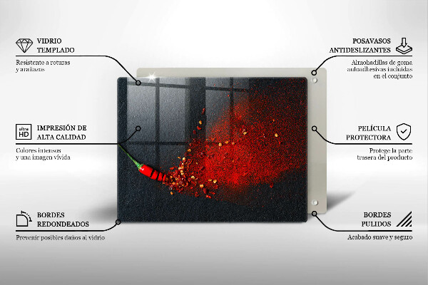 Copri piano induzione Peperoncino