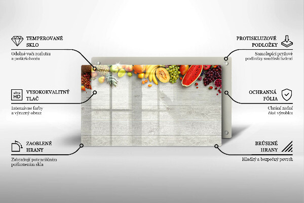 Copri piano induzione Frutta su tavole