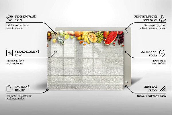 Copri piano induzione Frutta su tavole