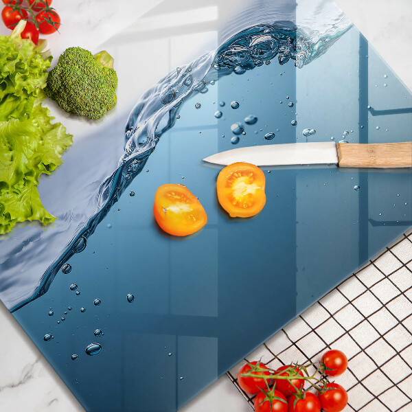 Copri piano induzione Acqua blu