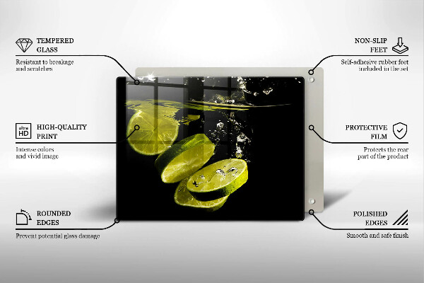 Copri piano induzione Limette in acqua