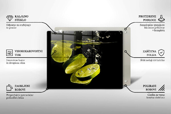Copri piano induzione Limette in acqua