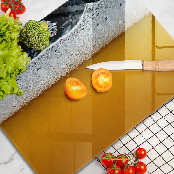 Copri piano induzione Bevi schiuma di birra