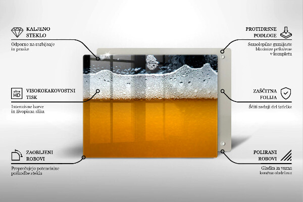Copri piano induzione Bevi schiuma di birra