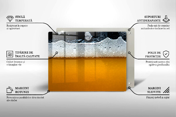 Copri piano induzione Bevi schiuma di birra