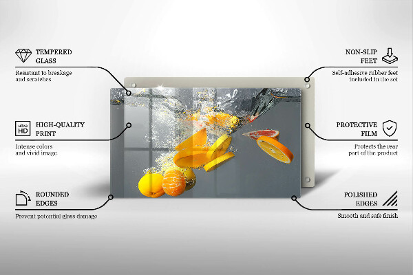 Copri piano induzione Limoni in acqua