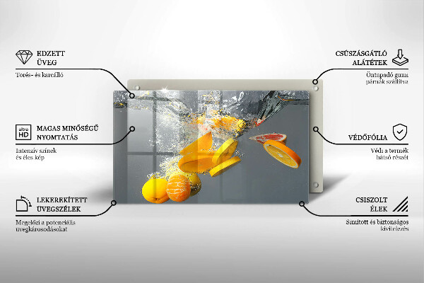 Copri piano induzione Limoni in acqua