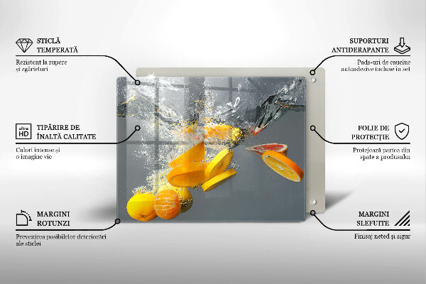 Copri piano induzione Limoni in acqua