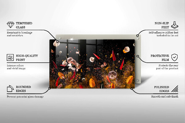 Copri piano induzione Spezie piccanti