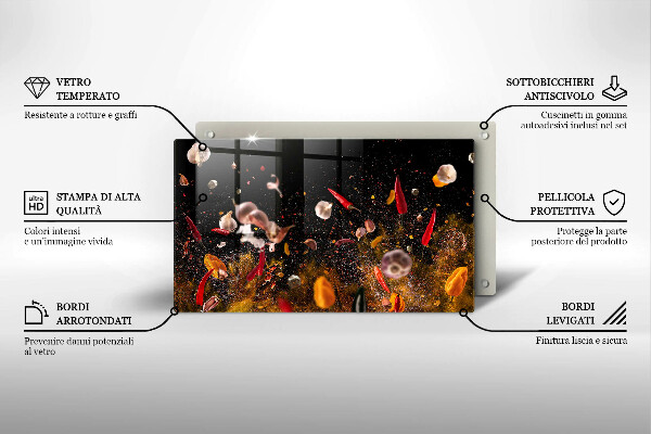 Copri piano induzione Spezie piccanti