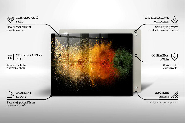 Copri piano induzione Spezie colorate