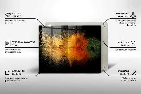 Copri piano induzione Spezie colorate