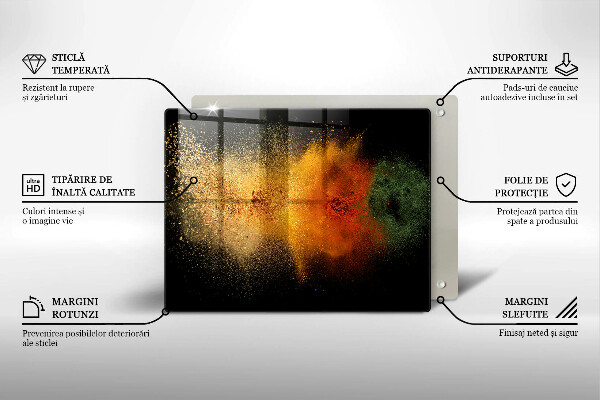 Copri piano induzione Spezie colorate