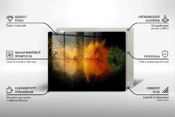 Copri piano induzione Spezie colorate