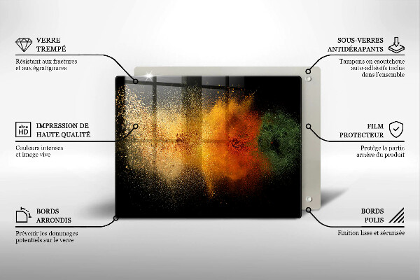 Copri piano induzione Spezie colorate